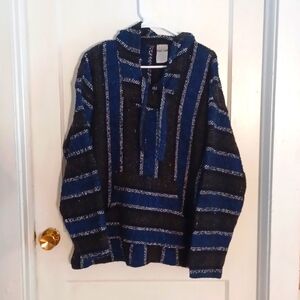 BAJA hoodied pull over jacket size xlarge